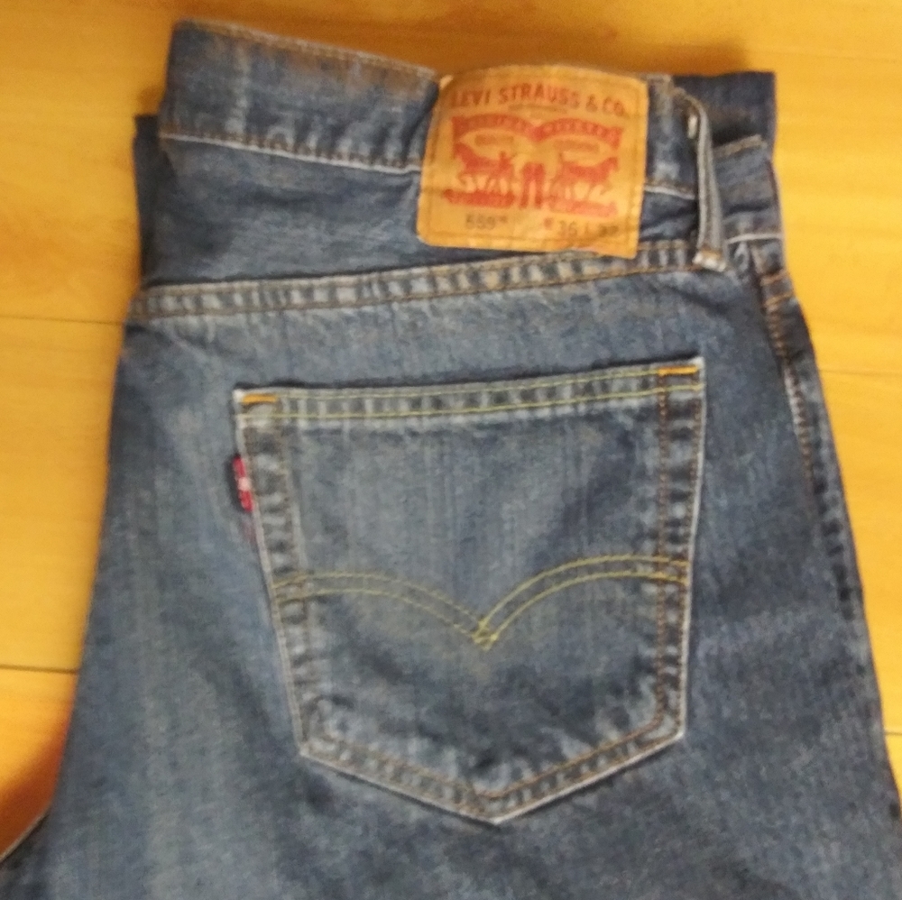 Levi's 559 dark jeans